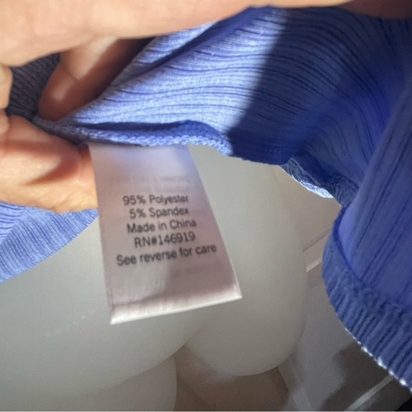 9West cornflower blue blouse, women's Large​​​​​​​ - Picture 12 of 12